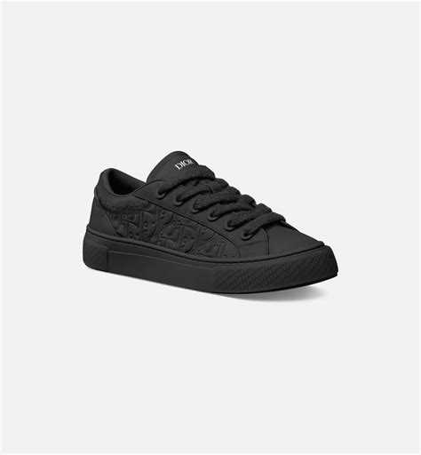 B33 Sneaker Black Grained Calfskin and Black Dior Gravity 